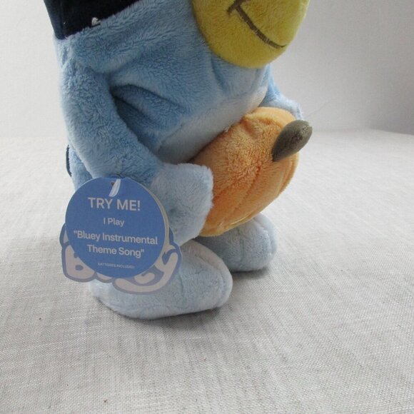 Bluey Animated Instrumental Halloween Pumpkin Plush‎ Greeter - Picture 3 of 8